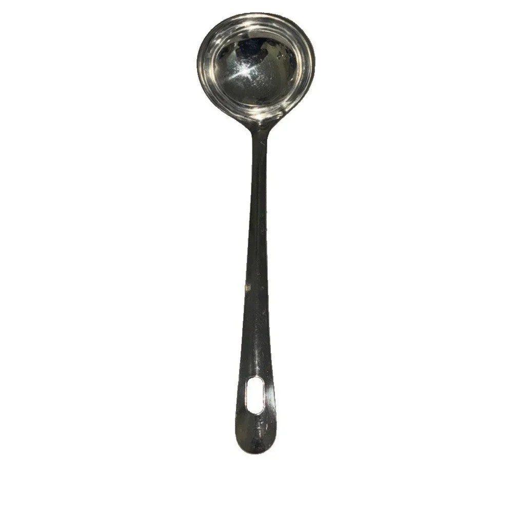 Stainless Steel Soup Ladle Long Handle Mirror Polished Serving Spoon 11.5 in